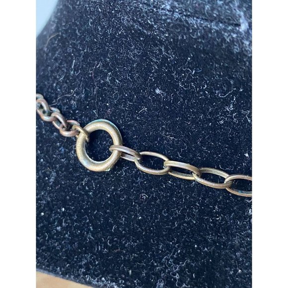 MCM Pearl(?) and Copper Hops Necklace, 21" - Picture 6 of 6